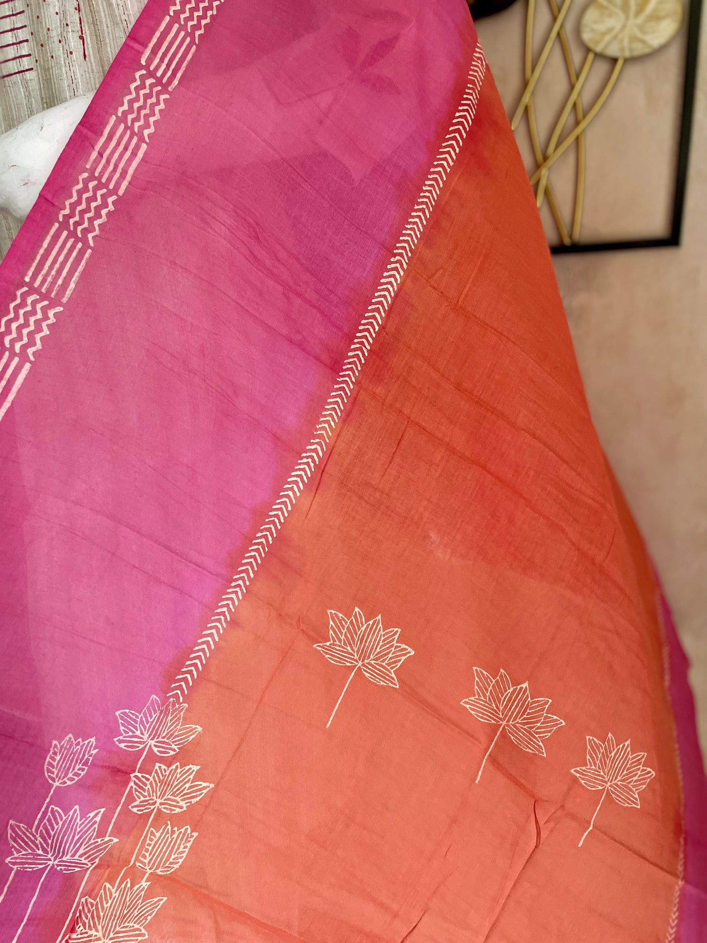 Grace Off-White Handloom Cotton Suit Set with Appliqué Work