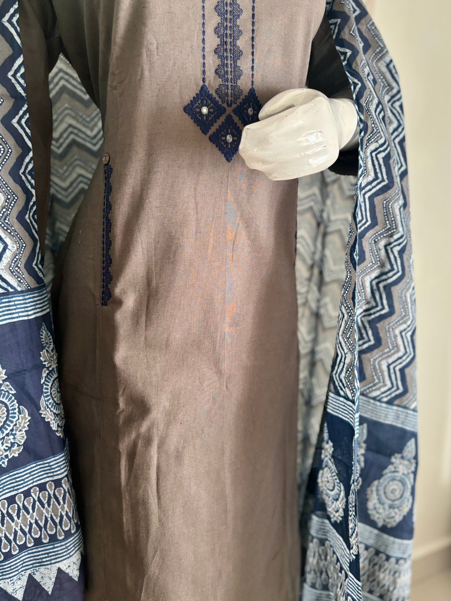 Handloom Cotton Kurta Set