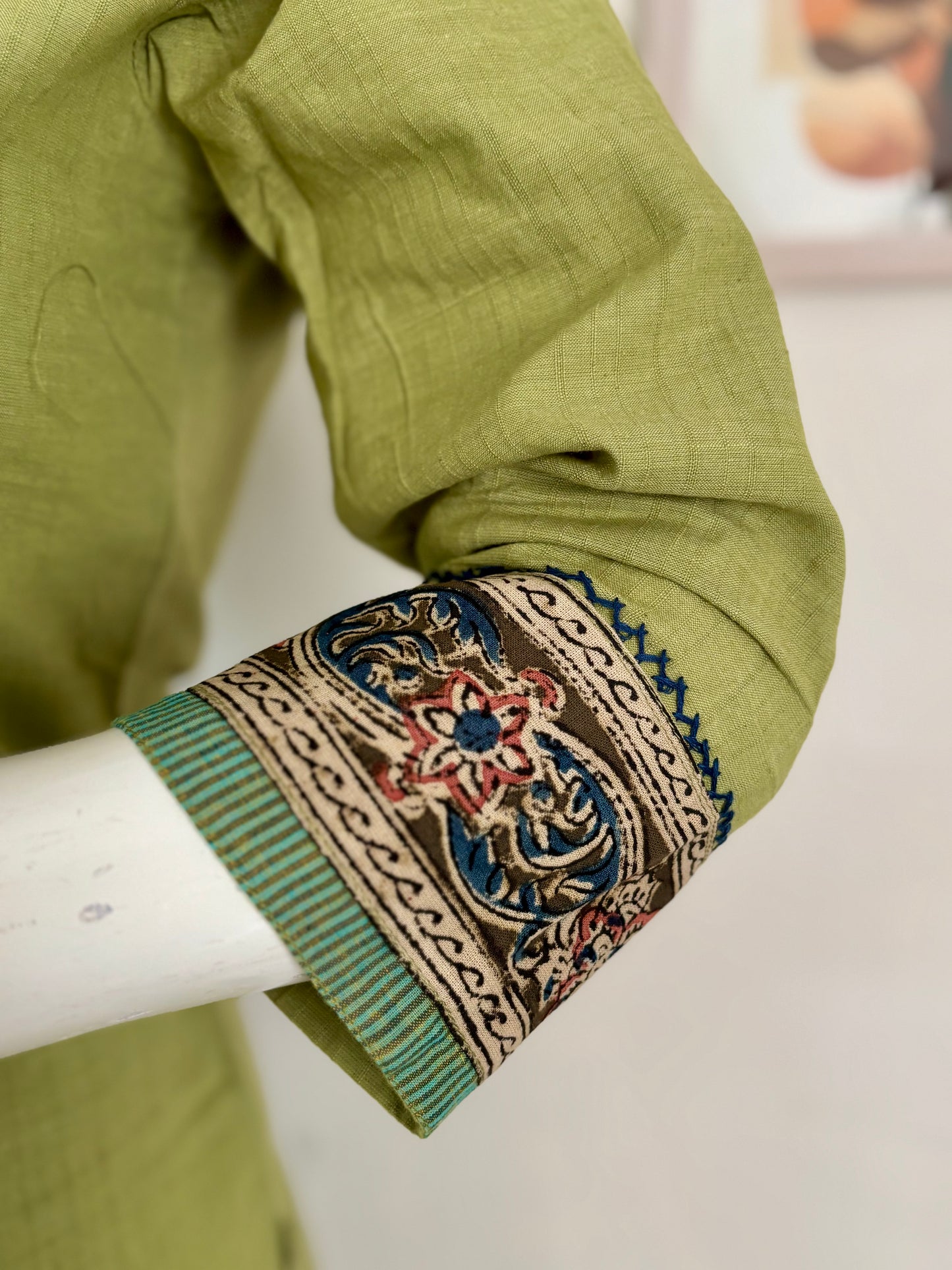 Elegant in Ajrakh – Pure Handloom Cotton Kurta Set
