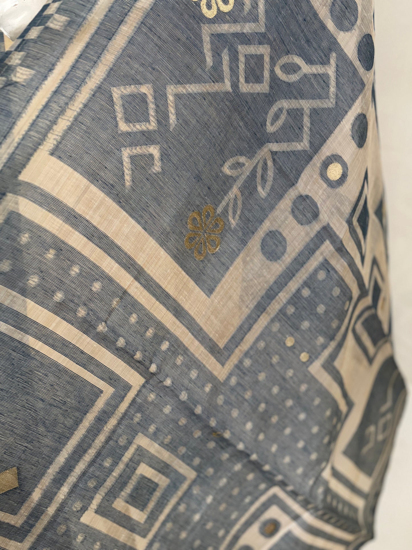 Elegant Linen Chanderi Silk Kurta Set