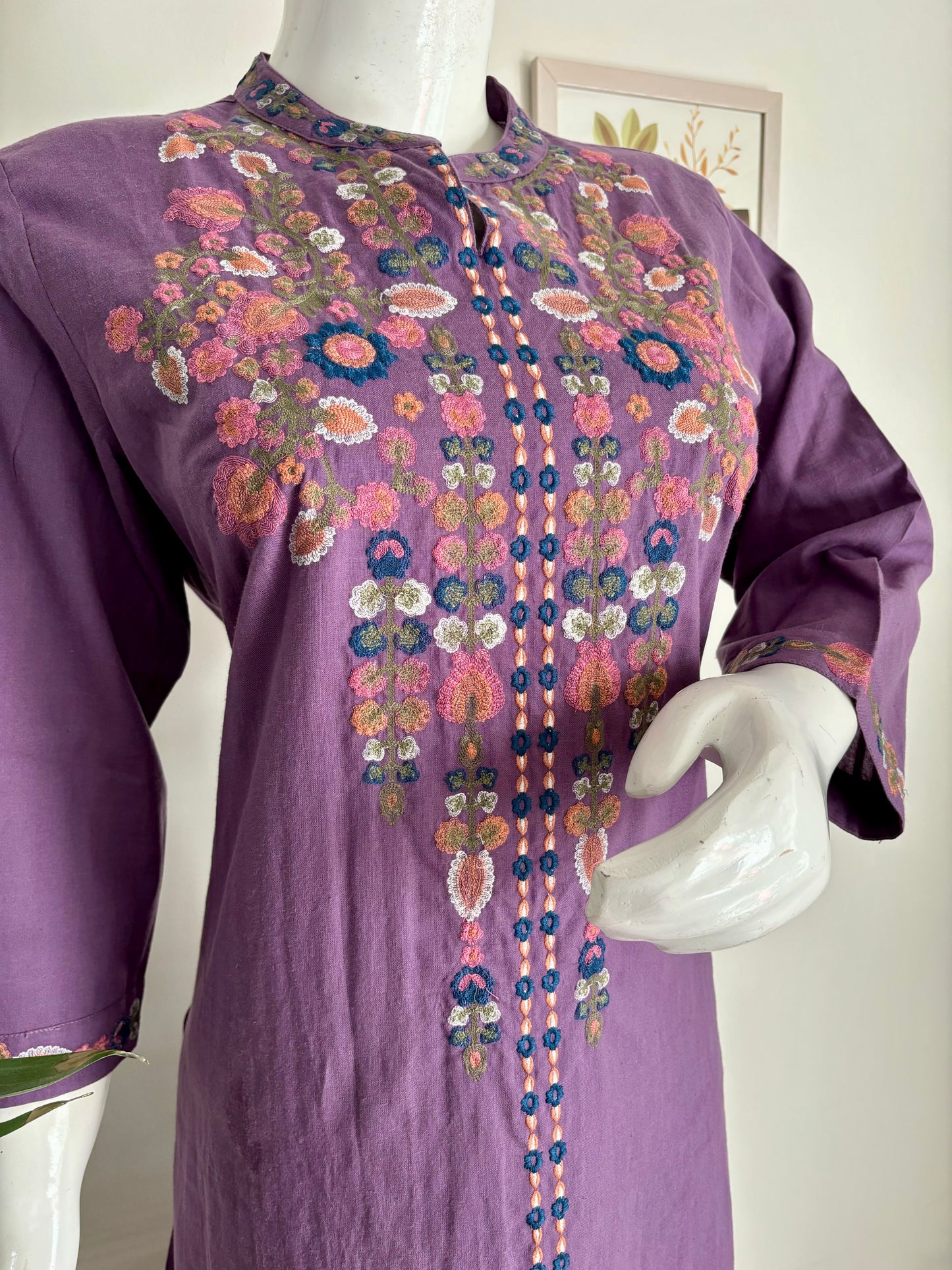 The Dreamy in Lavender: A-Line Kurta set: Perfect for Summer