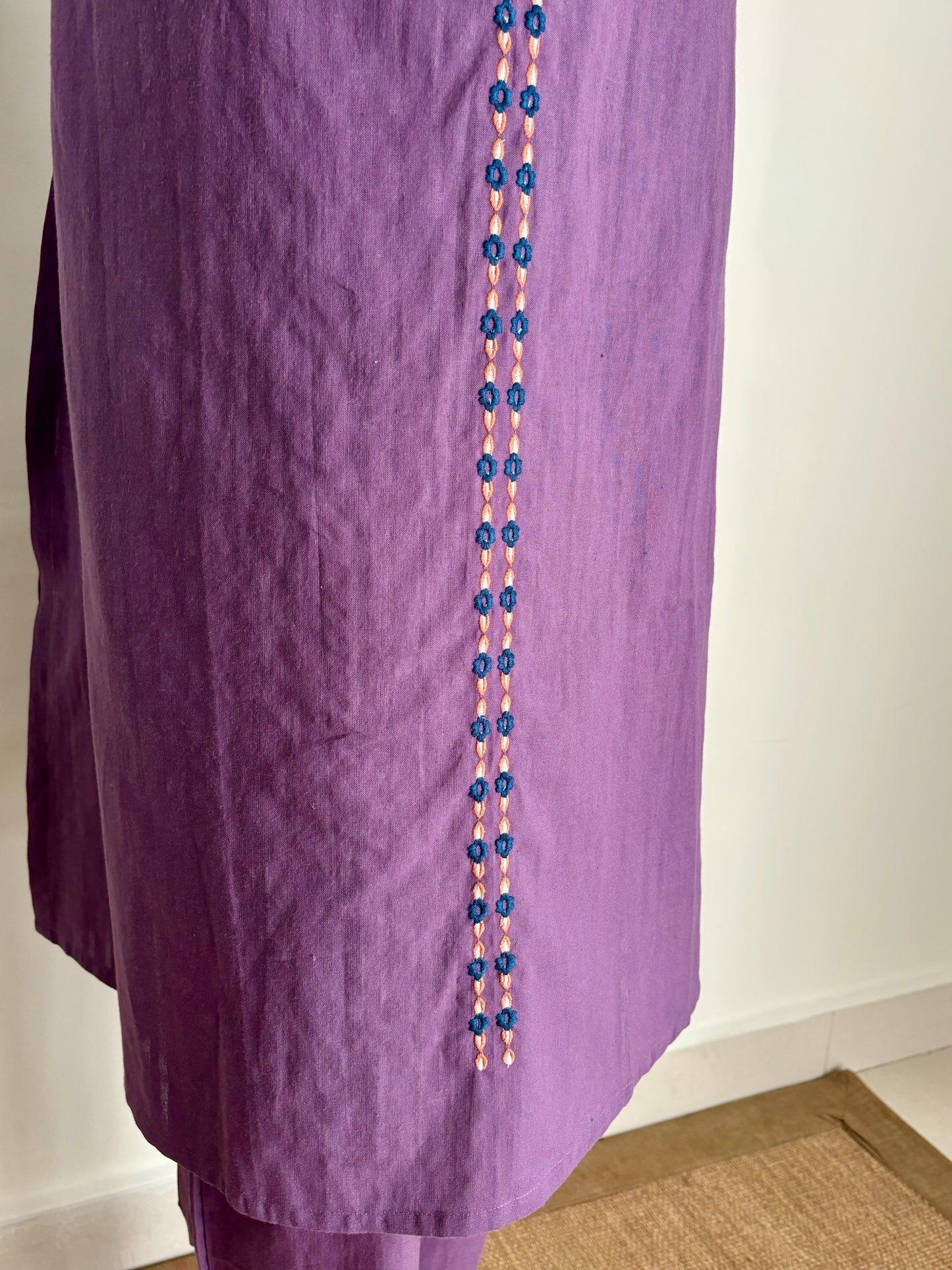 The Dreamy in Lavender: A-Line Kurta set: Perfect for Summer