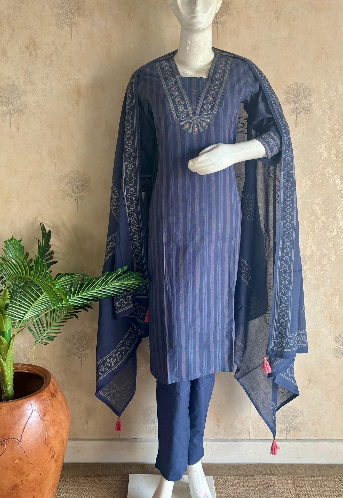 Handloom Cotton Kurta Set