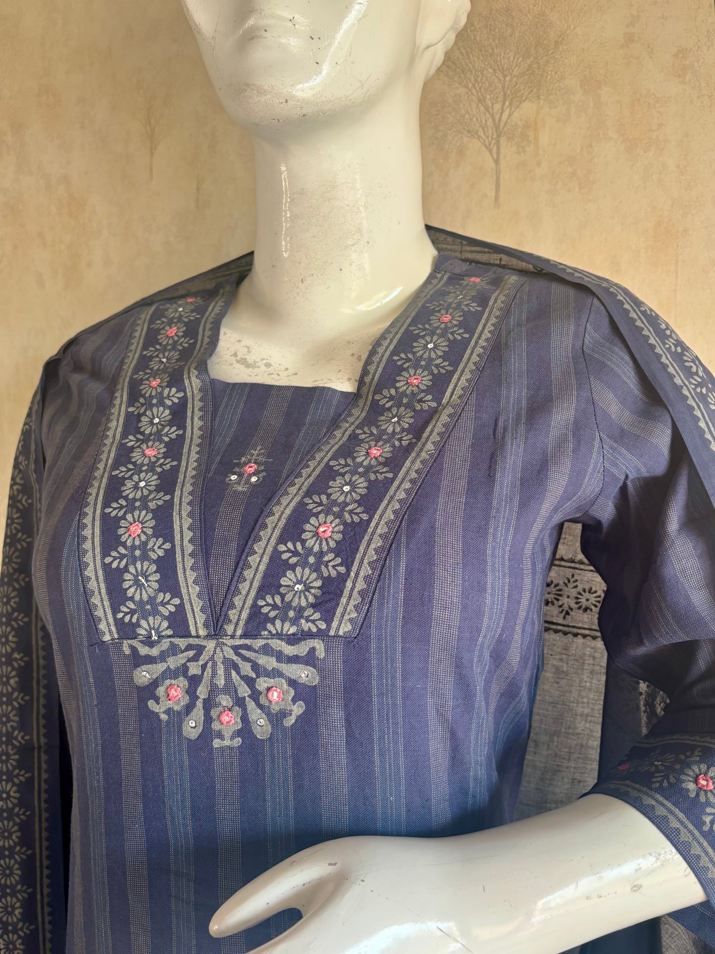 Handloom Cotton Kurta Set