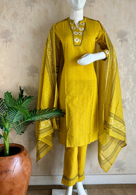Handloom Cotton Kurta Set