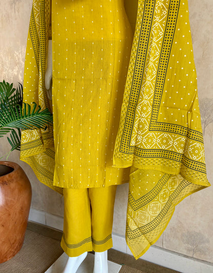 Handloom Cotton Kurta Set