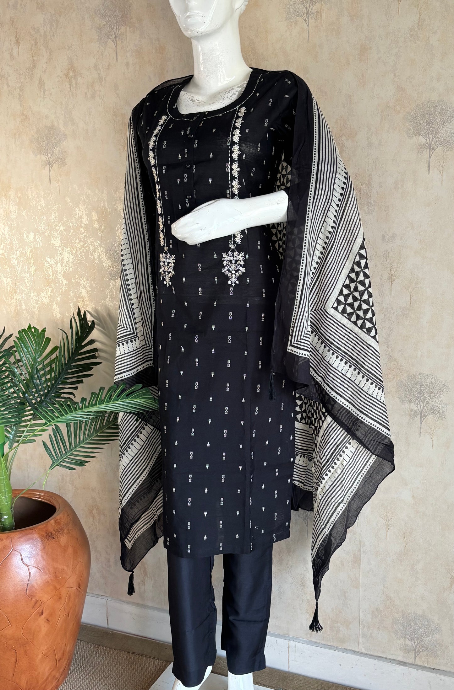 Handloom Cotton Kurta Set