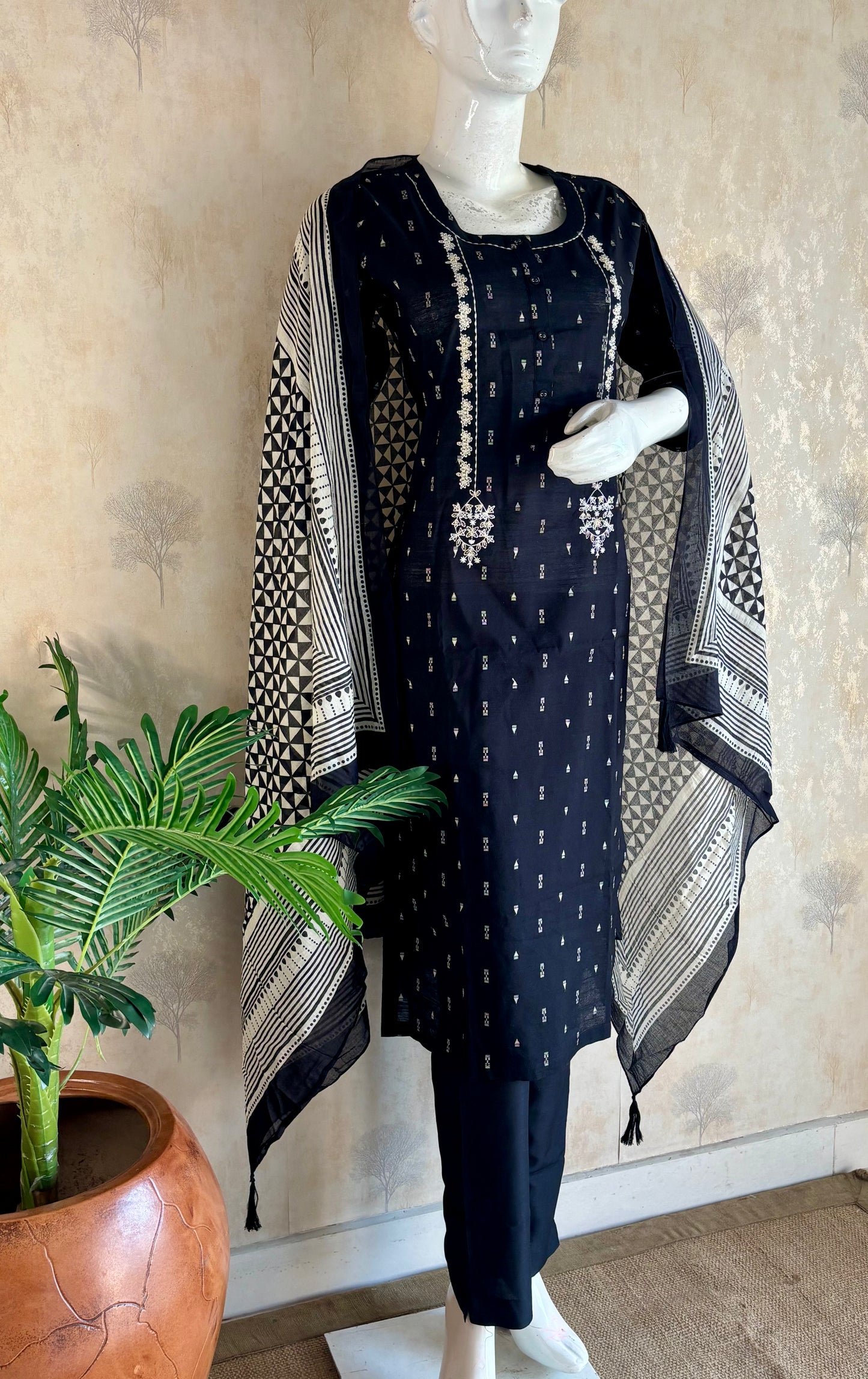 Handloom Cotton Kurta Set