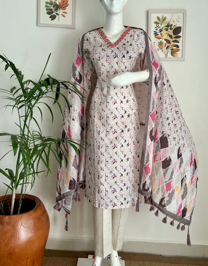 Pure Linen Kurta Set