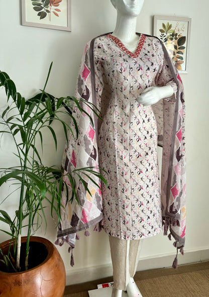 Pure Linen Kurta Set
