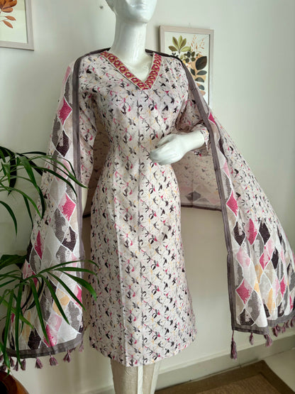 Pure Linen Kurta Set
