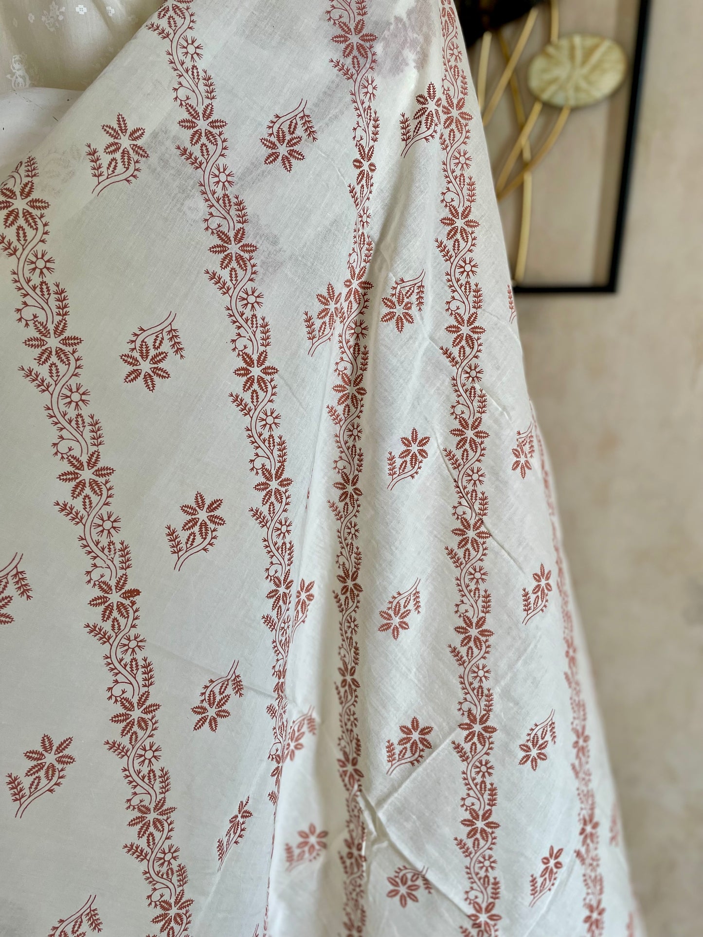 RaasRa Ivory Reverie — Off-White Cotton Kurta Set with Embroidery & Dupatta — view 6
