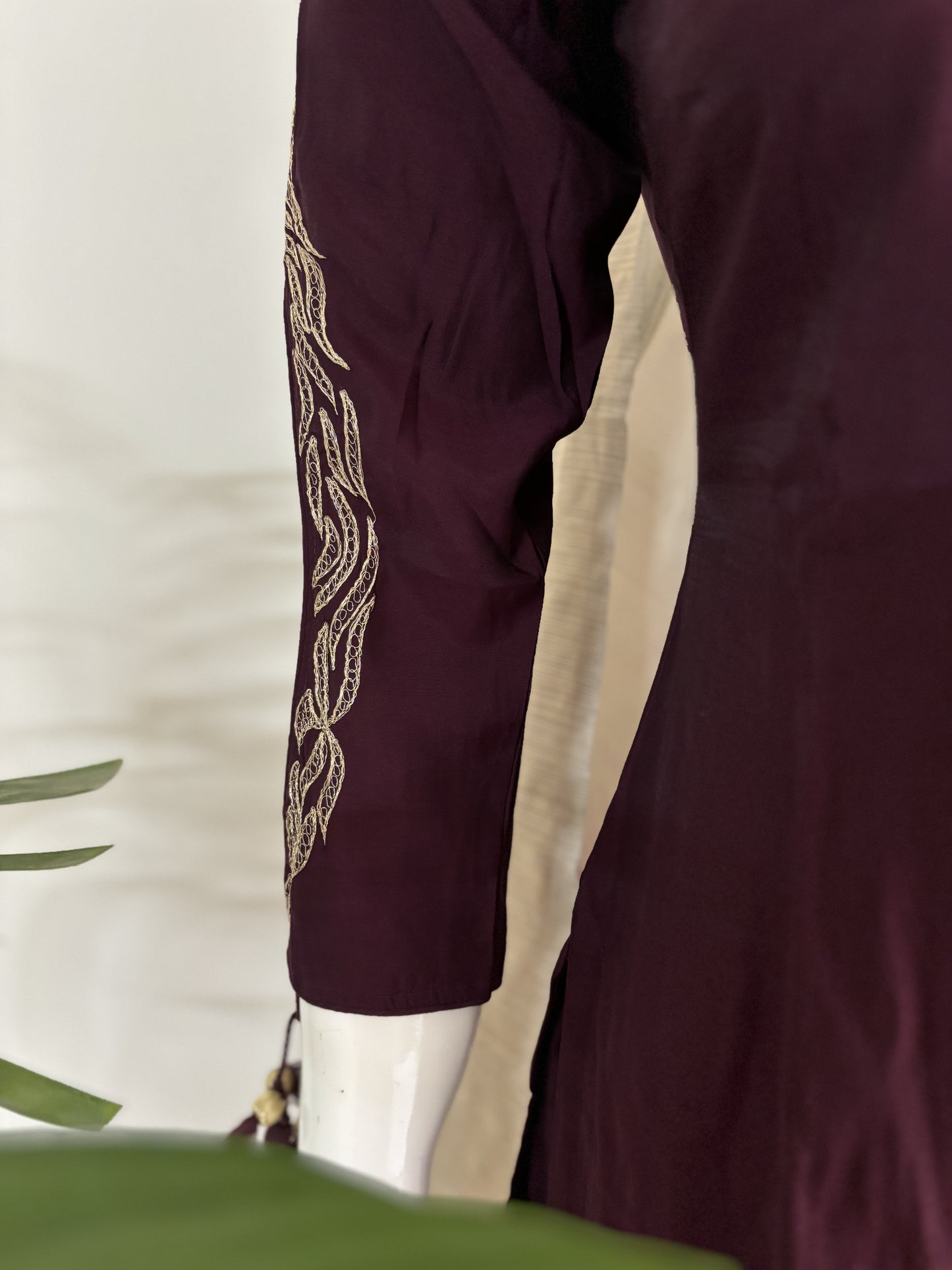 Enchanting Twilight Violet Kurta with dupata set