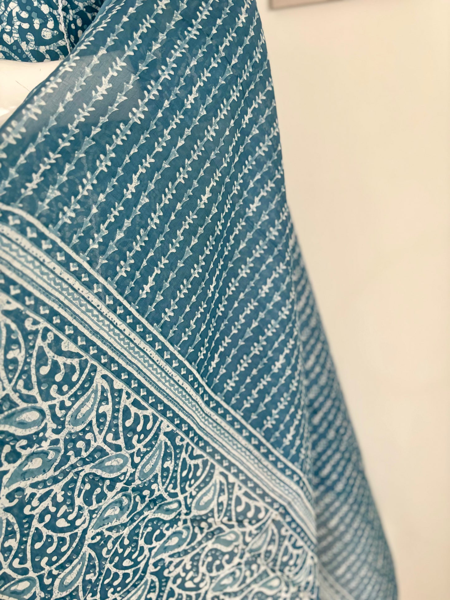 Icy Elegance Kalamkari Kurta Set