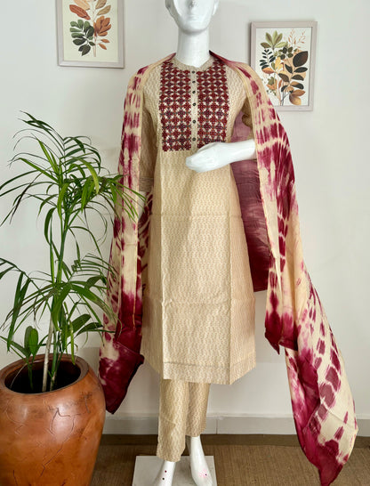 Handloom Heritage Chanderi Silk Kurta Set