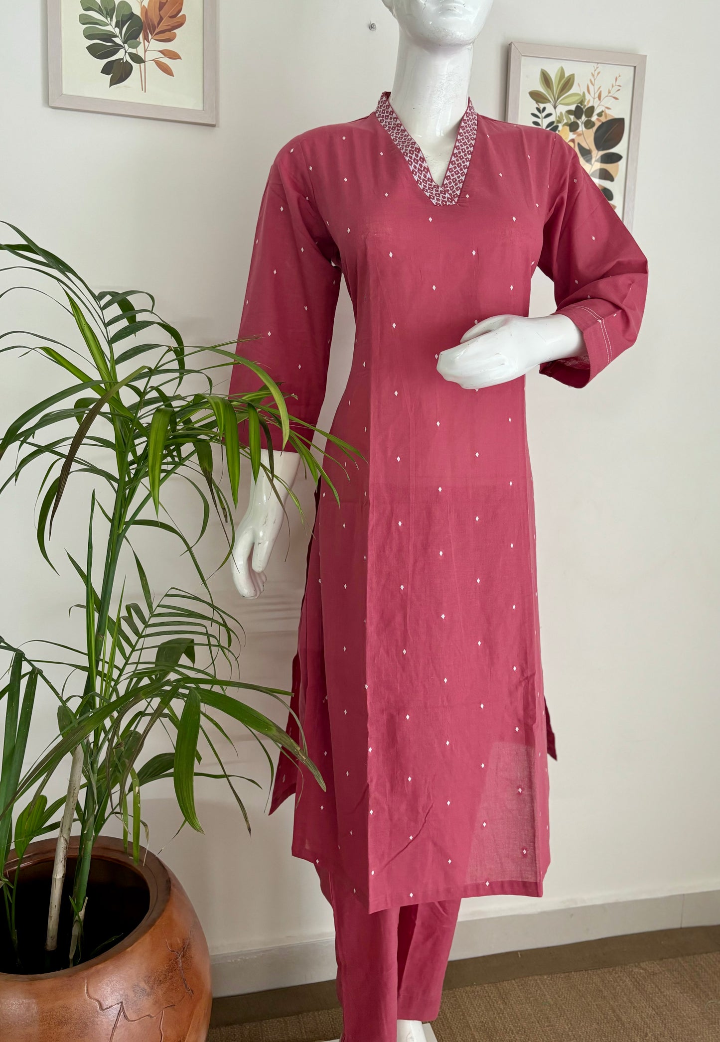 Classic Comfort Handloom Cotton Kurta Set