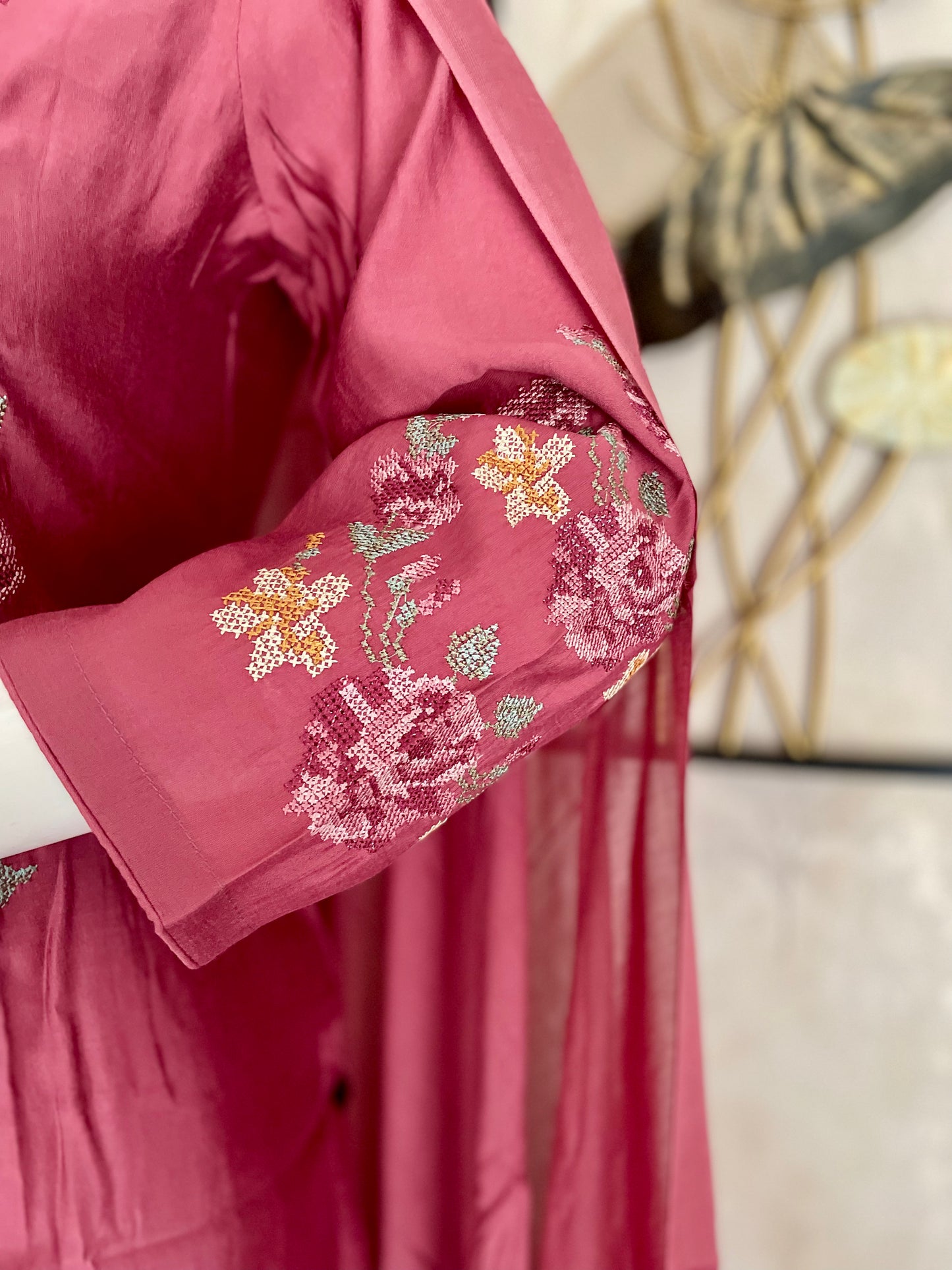Blush & Thread – Onion Pink Silk Kurta Set