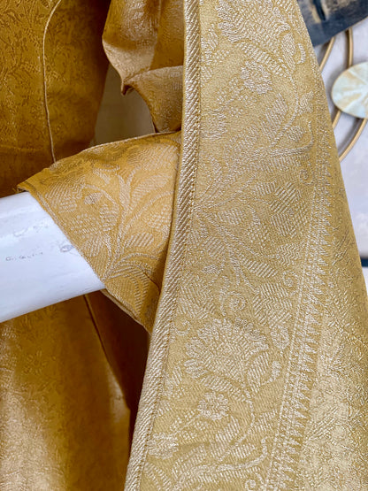 Golden Glow – Golden Yellow Woven Kurta Set