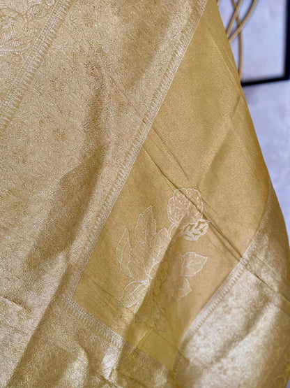 Golden Glow – Golden Yellow Woven Kurta Set