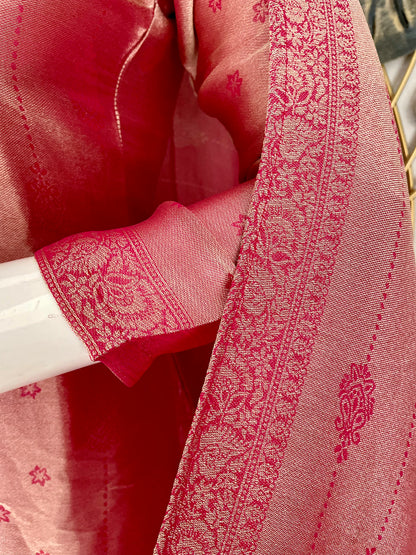 Pink Radiance – Hot Pink Woven Kurta Set