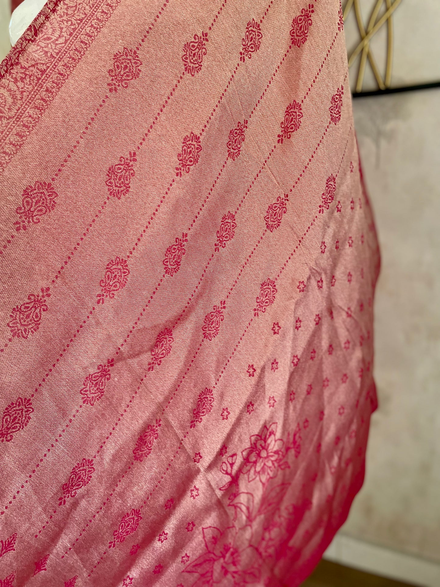 Pink Radiance – Hot Pink Woven Kurta Set