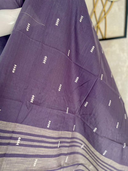 Mauve Whisper – Pure Handloom Cotton Kurta