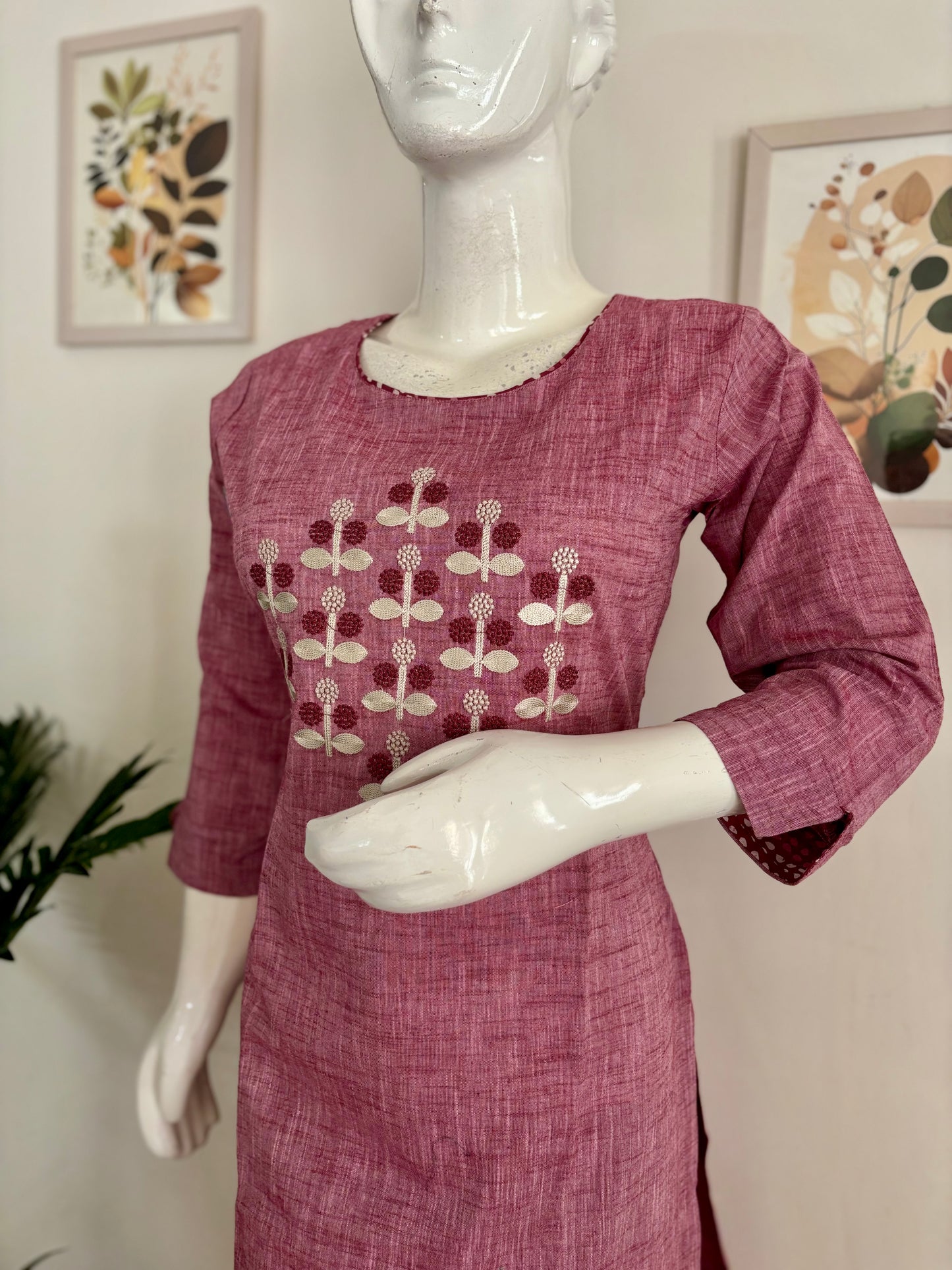 Pure Handloom Cotton Kurta Set