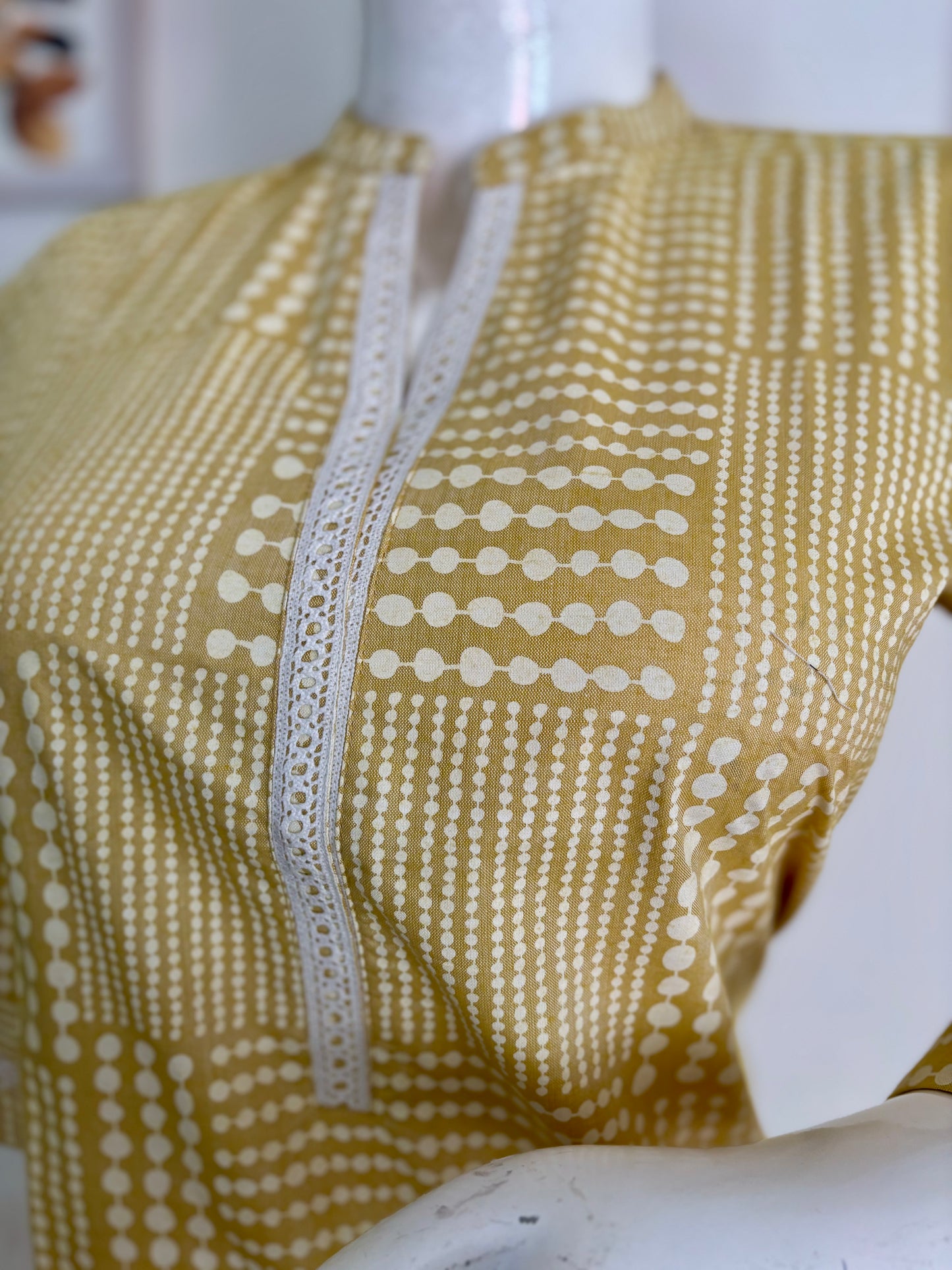 Pure Handloom Cotton Lemon Yellow Kurta Set