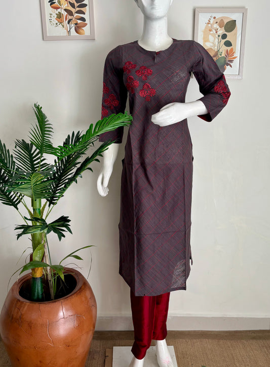 Pure Cotton Handloom Kurta Set