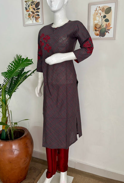 Pure Cotton Handloom Kurta Set