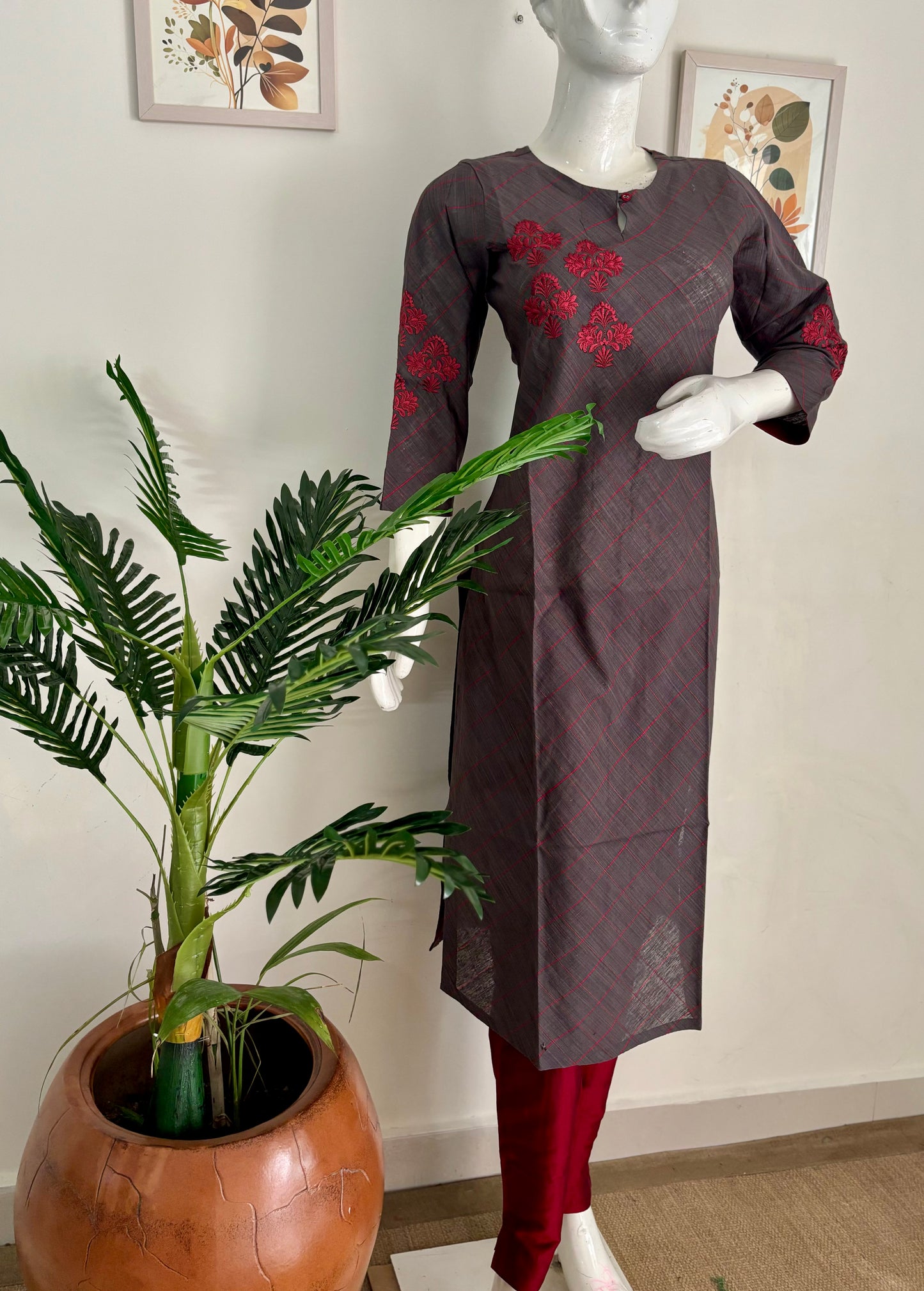 Pure Cotton Handloom Kurta Set