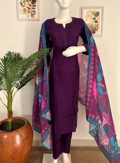 Pure Silk Kurta Set