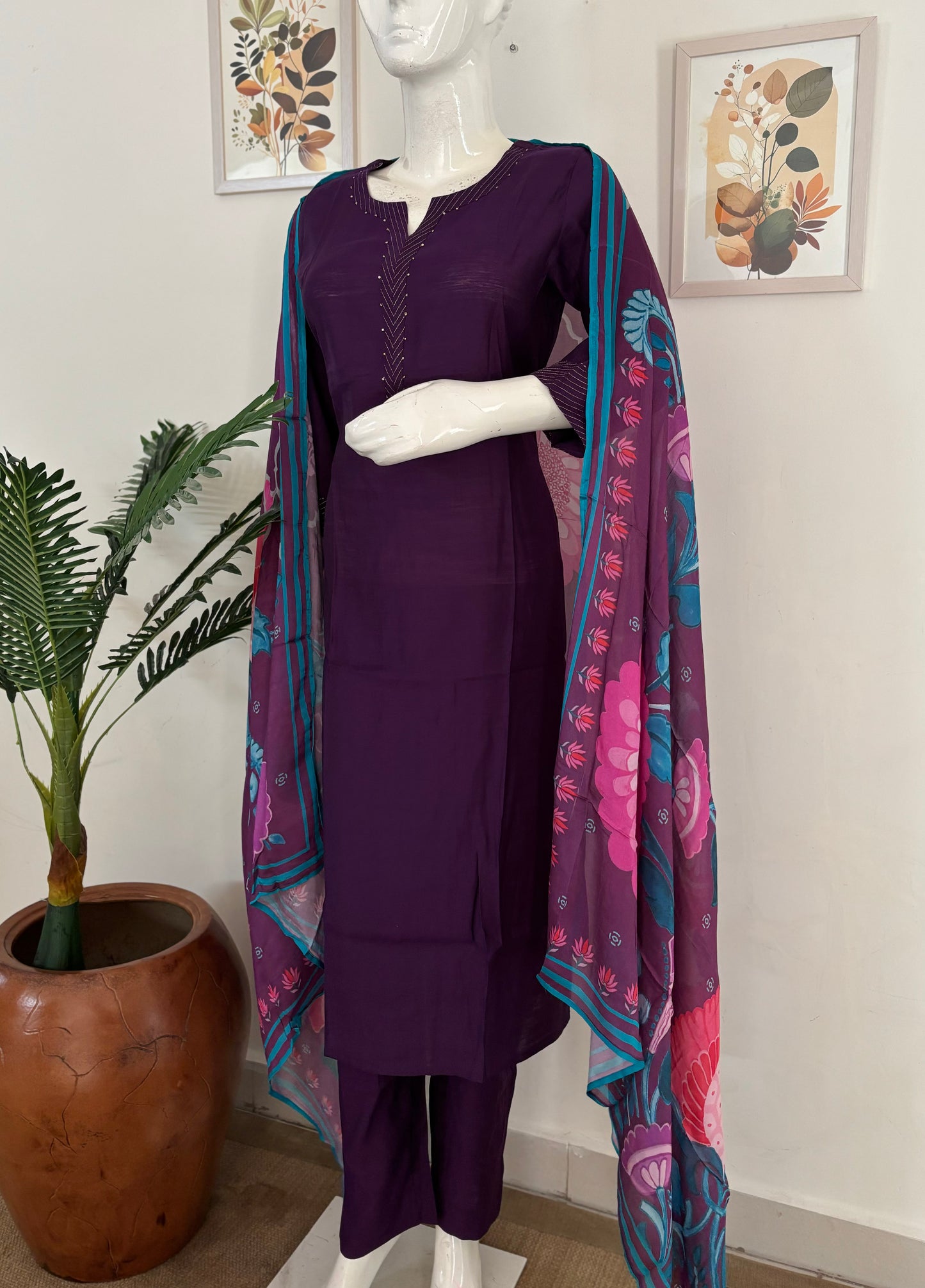 Pure Silk Kurta Set