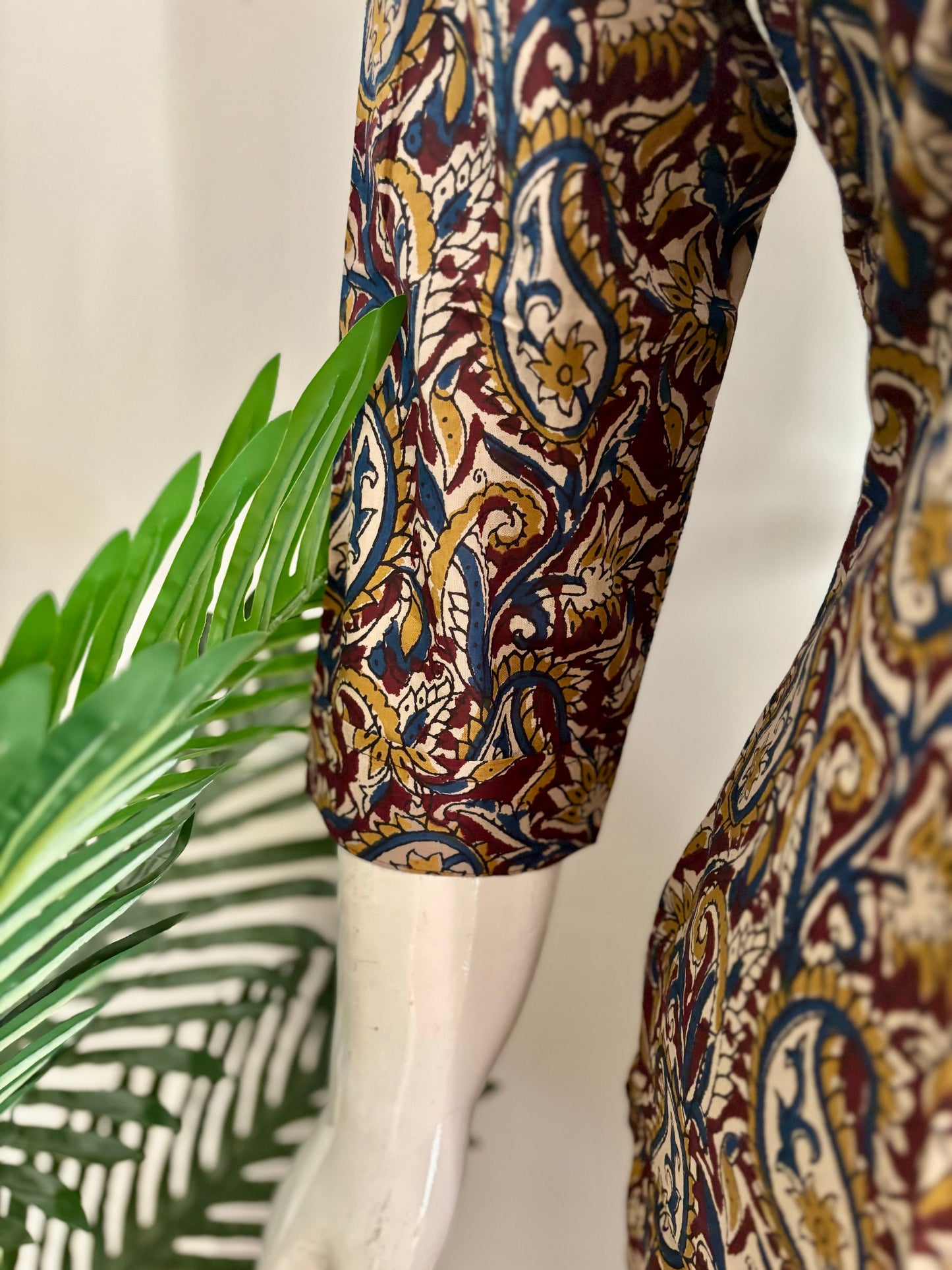 Pure Cotton Kalamkari Handblock Kurta