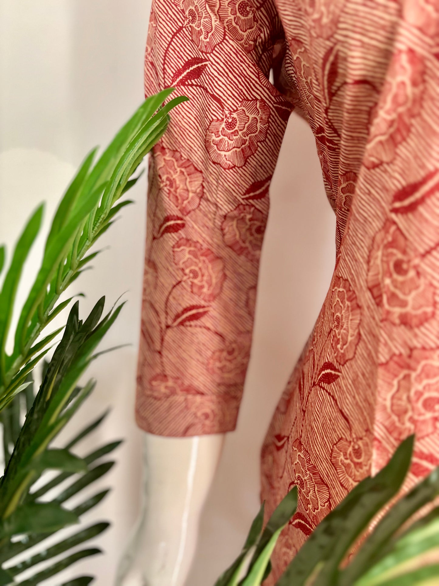 Pure Cotton Kalamkari Handblock Kurta in Floral Print