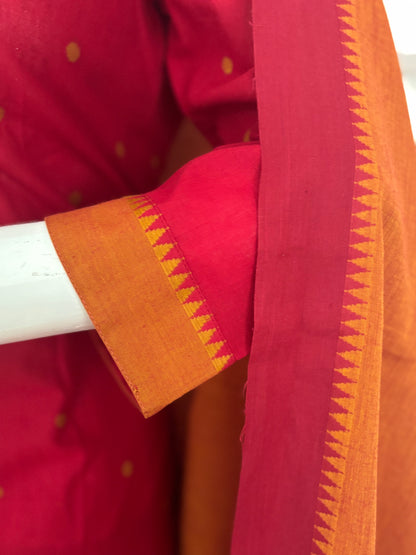 Pure Handloom Cotton Kurta Set
