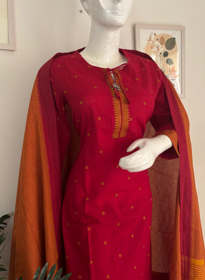 Pure Handloom Cotton Kurta Set