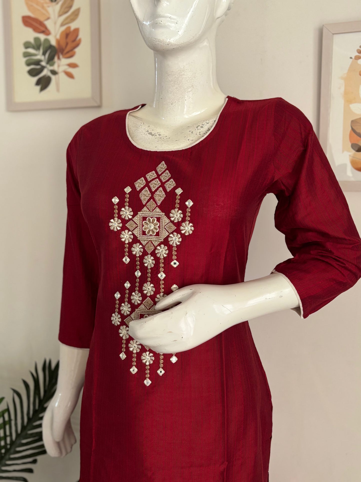 Pure Handloom Silk Kurta Set