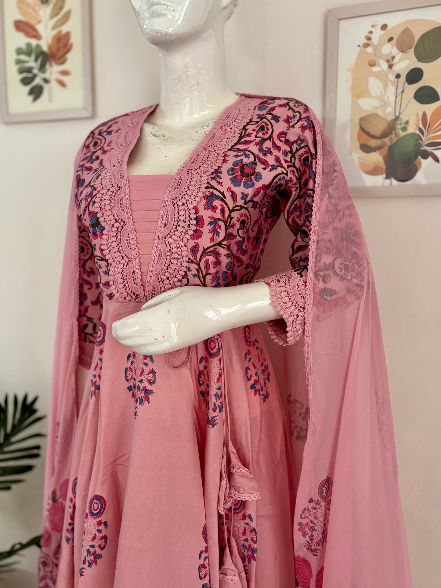 Nazakat – Handcrafted Silk Anarkali