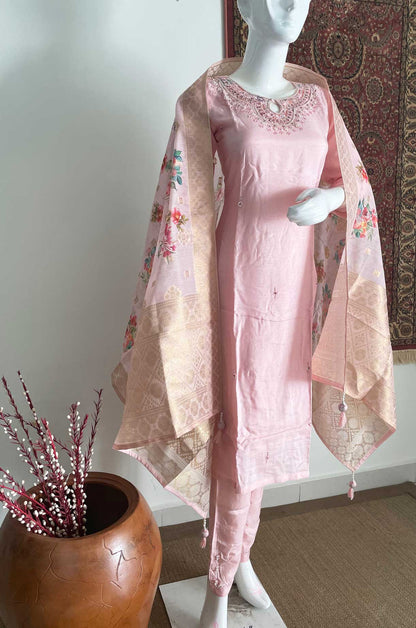 Blush and Shimmer The Baby Pink Kurta Set