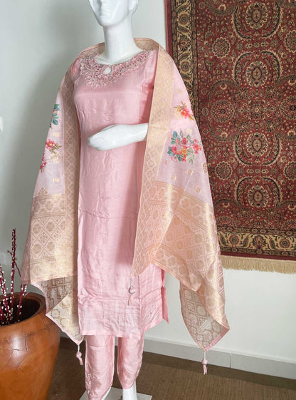 Blush and Shimmer The Baby Pink Kurta Set